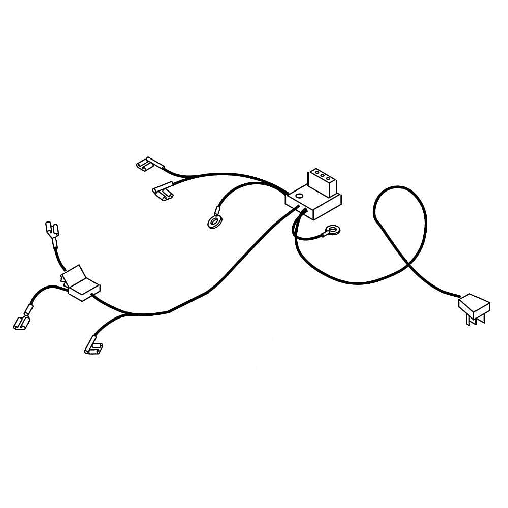 Photo of GE Part #w10812036, Refrigerator Wire Harness | 10.50 x 1.00 x 1.00 from Repair Parts Direct