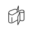 Refrigerator Clip for Maytag MSD2552VEY00 - Part W10812039