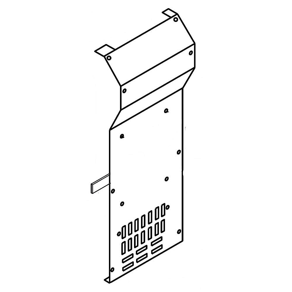 Part #w10813093, Kitchenaid Refrigerator Evaporator Cover Assembly / 19.38 x 21.62 x 0.50