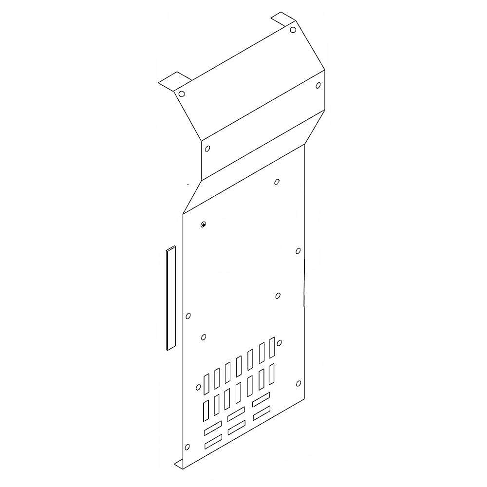 Part #w10813095, Refrigerator Evaporator Cover Assembly / 32.25 x 16.50 x 6.00