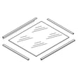 Refrigerator Glass Shelf for KitchenAid KBSD606ESS00 - Part W10814800