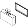 Refrigerator Pantry Drawer Door Assembly, Left (black Stainless) W10815668