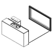 Refrigerator Pantry Drawer Door, Left (stainless) W10815671