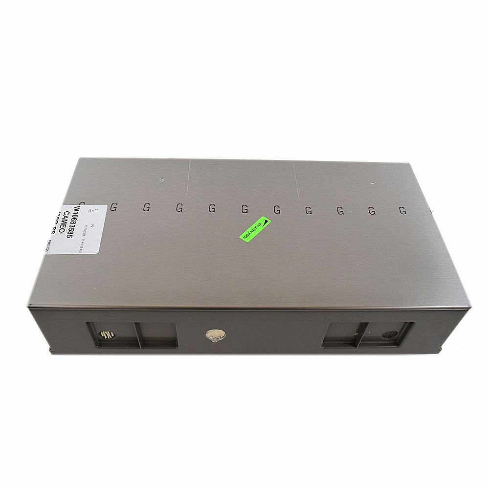 Part #w10815674, Refrigerator Drawer Door Assembly, Left (Stainless) / 23.00 x 13.62 x 9.25