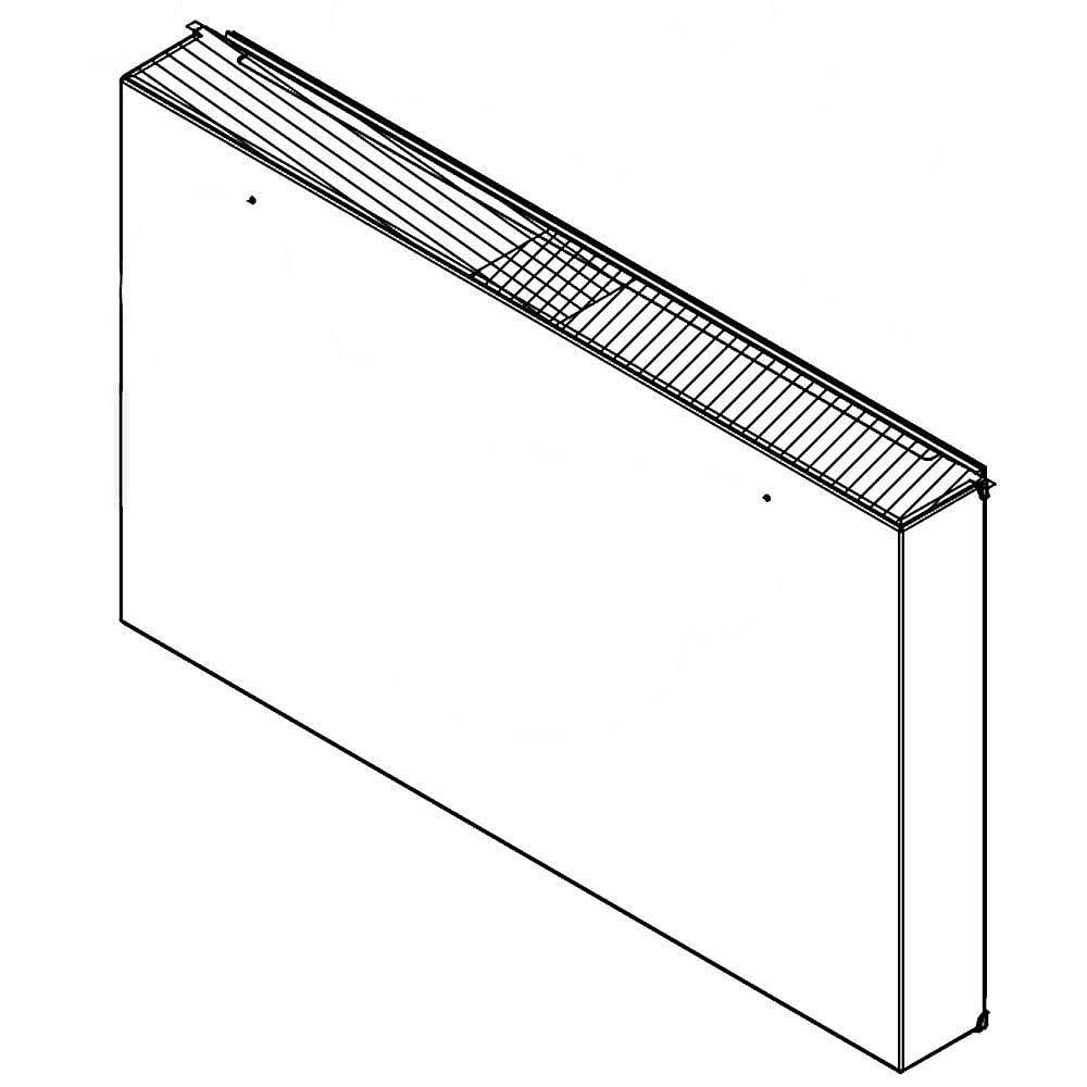 Part #w10815698, Refrigerator Freezer Door Assembly | 40.50 x 28.25 x 10.25