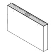 Refrigerator Door Assembly (stainless) for KitchenAid KRMF606ESS01 - Part W10815699