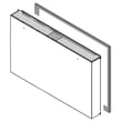 Whirlpool Refrigerator Freezer Door Assembly (stainless) W10815701