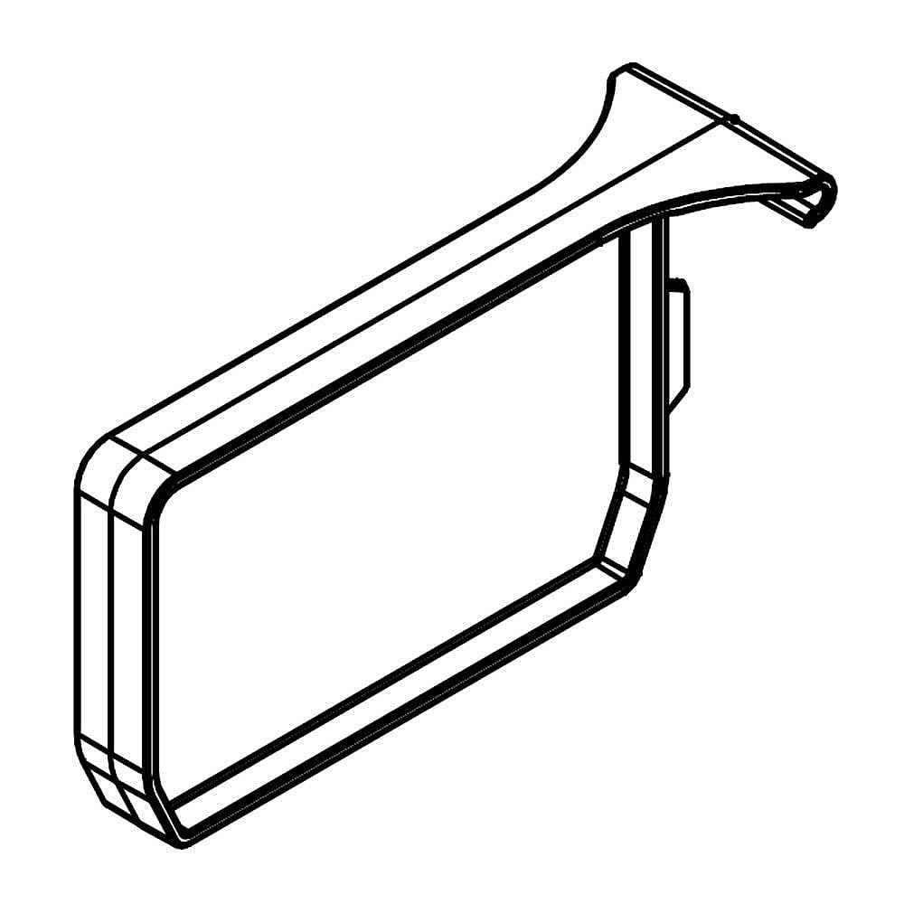 Part #w10818645, Refrigerator Pantry Sliding Drawer Divider / 7.00 x 3.75 x 3.50