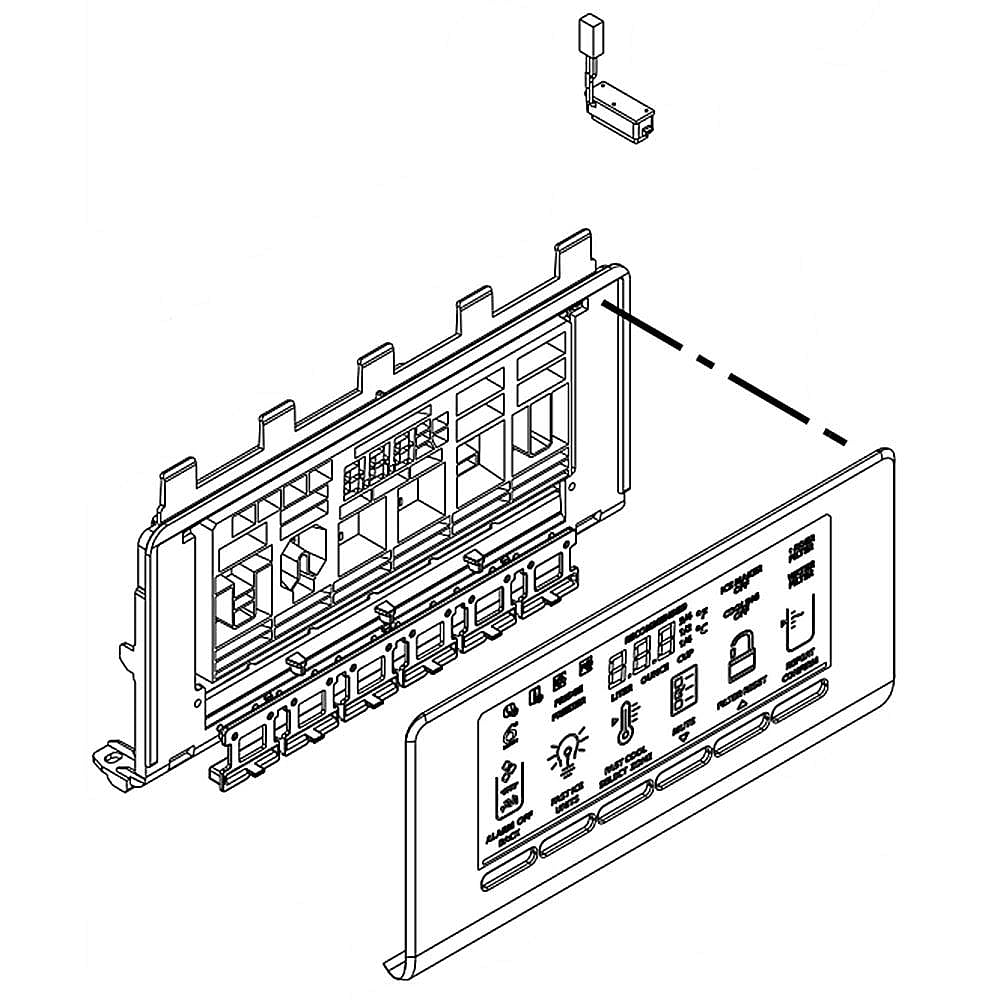 Refrigerator Dispenser User Interface Control