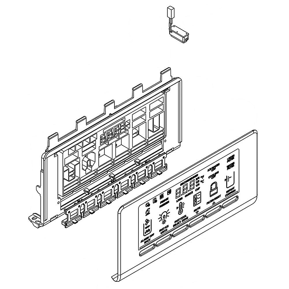 Part #w10822644, Refrigerator Electronic Control Board And Housing Assembly / 11.75 x 5.25 x 5.75