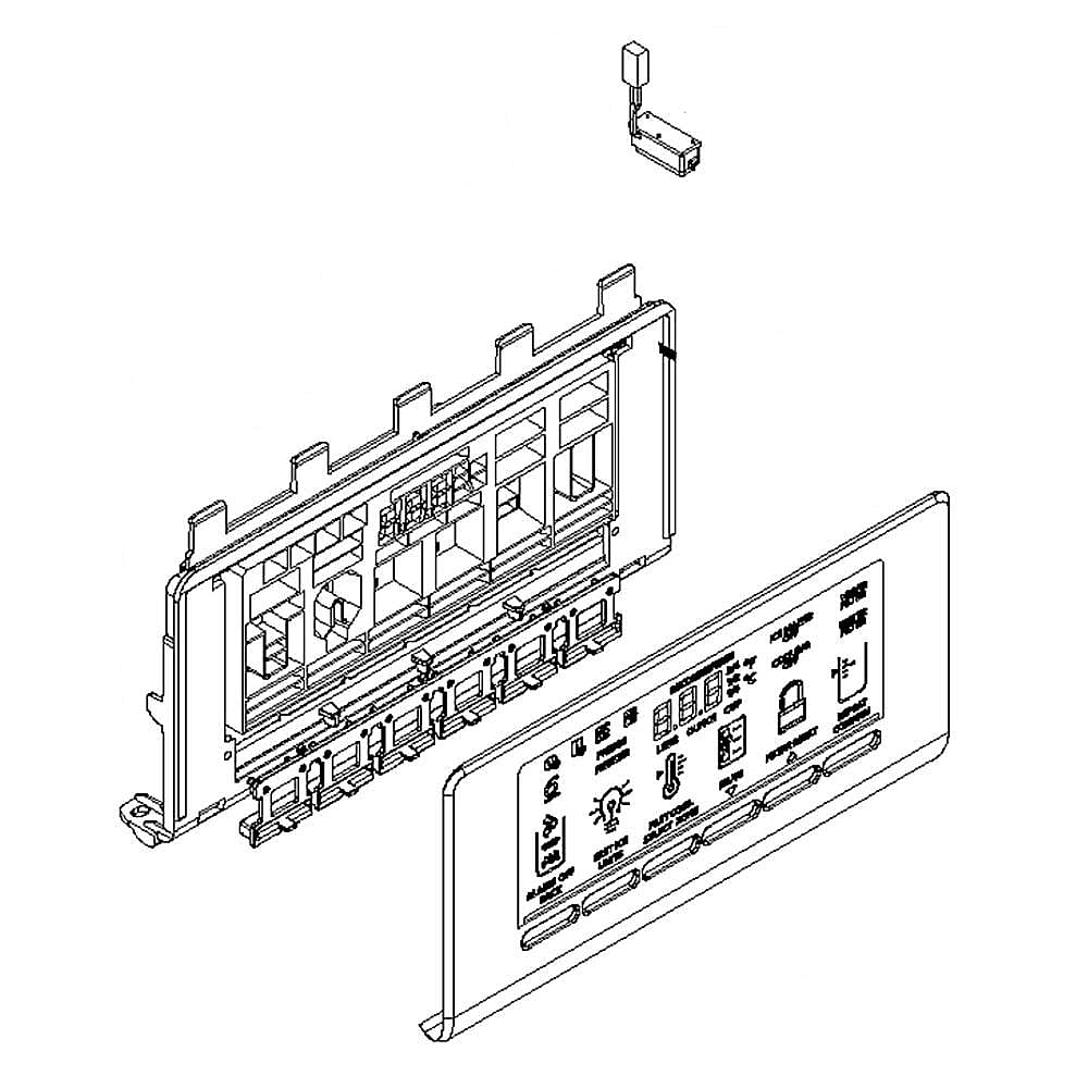Photo of GE Part #w10822645, Refrigerator Electronic Control Board | 9.75 x 5.25 x 9.50 from Repair Parts Direct