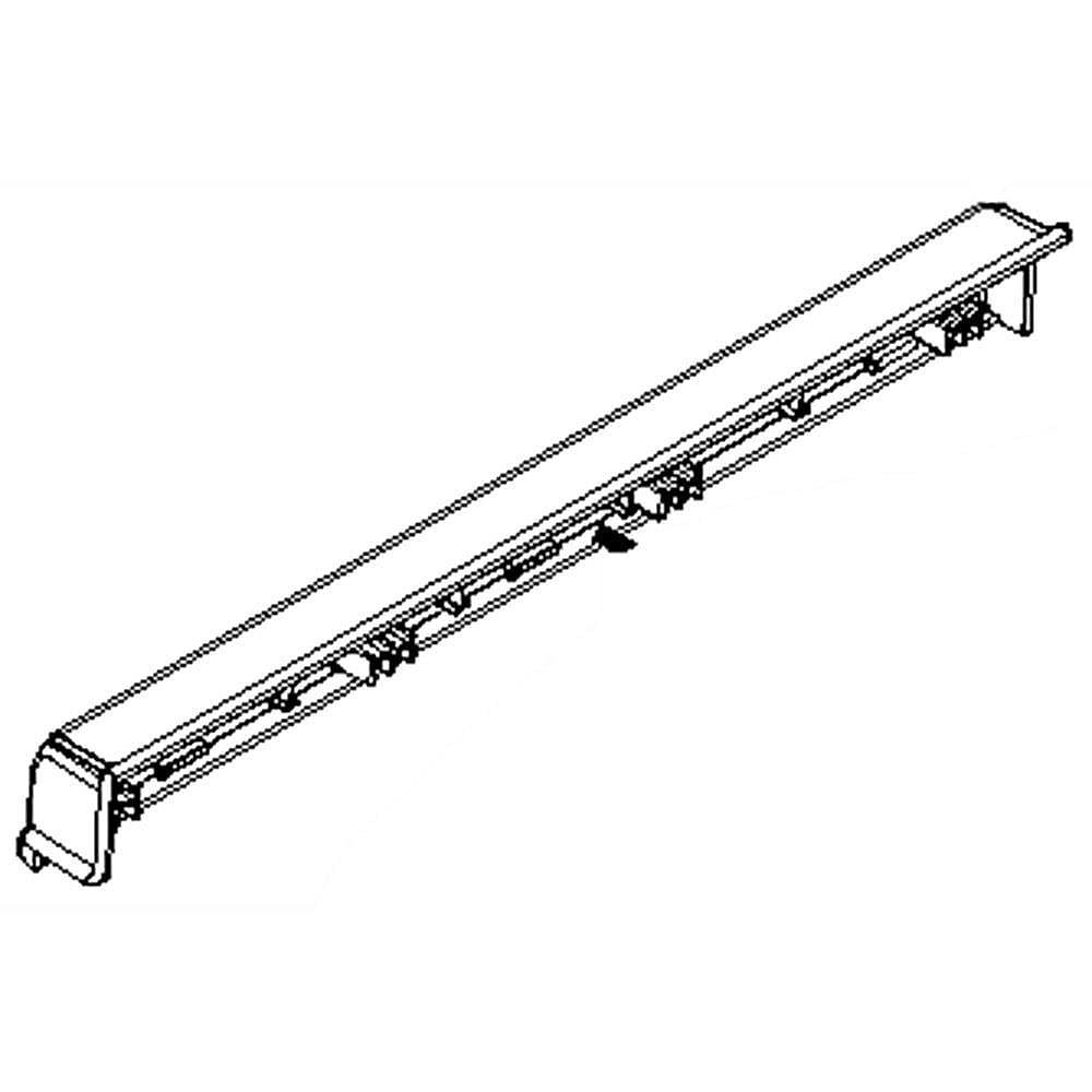Part #w10826788, Retainer-Gli / 16.75 x 1.75 x 1.25