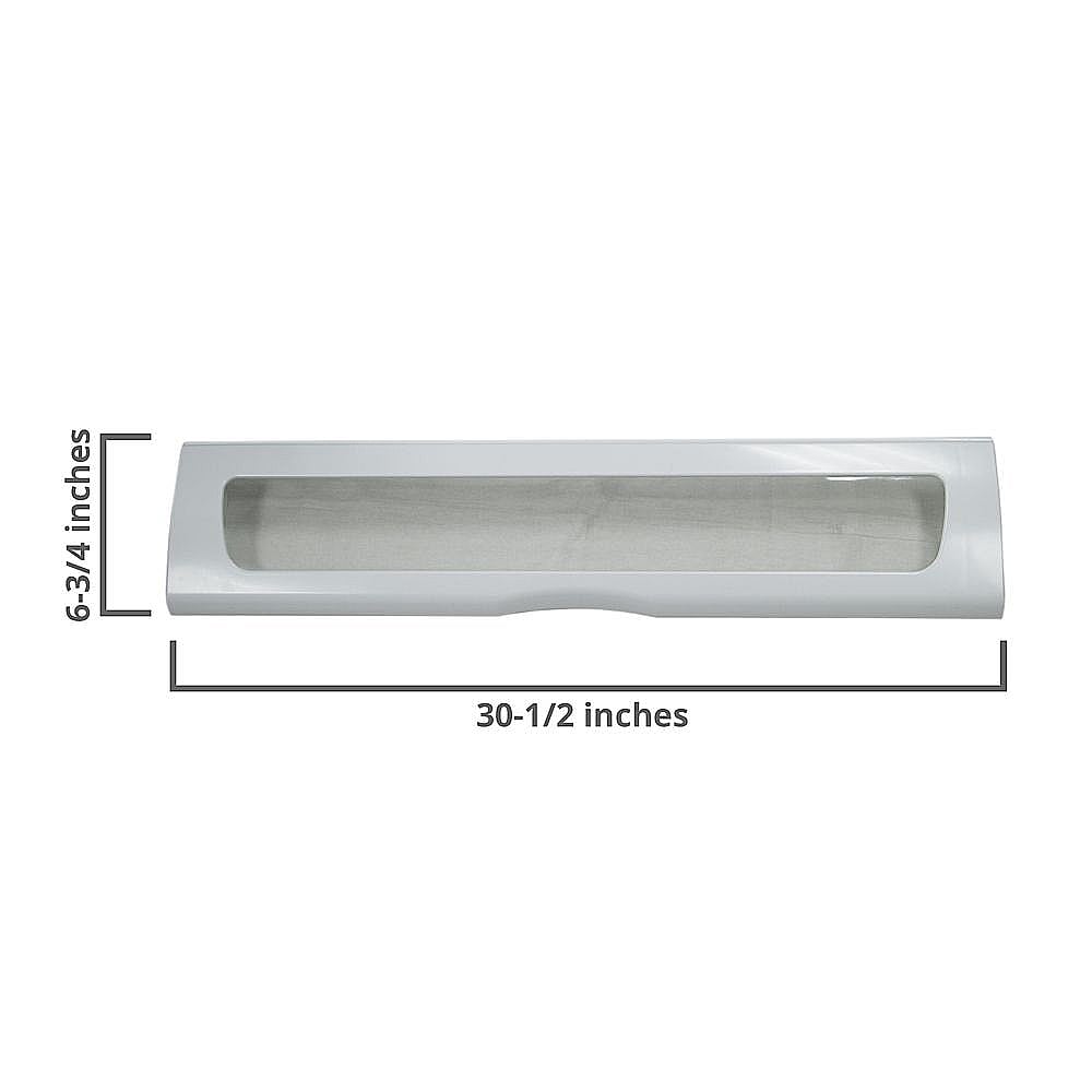 Part #w10827015, Whirlpool Refrigerator Pantry Drawer Door (Replaces 12656813, 67005903) / 8.75 x 3.07 x 35.19