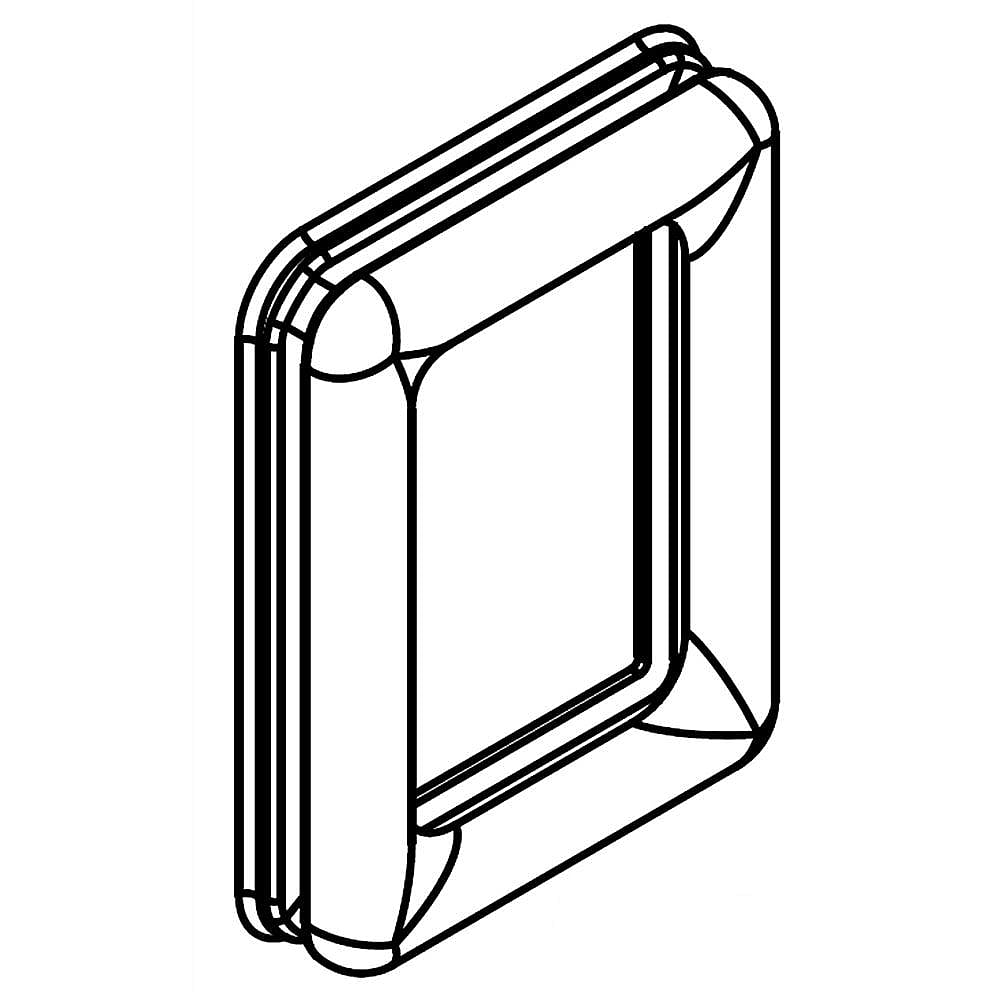 Part #w10828417, Gasket-Duct / 3.25 x 2.50 x 0.50
