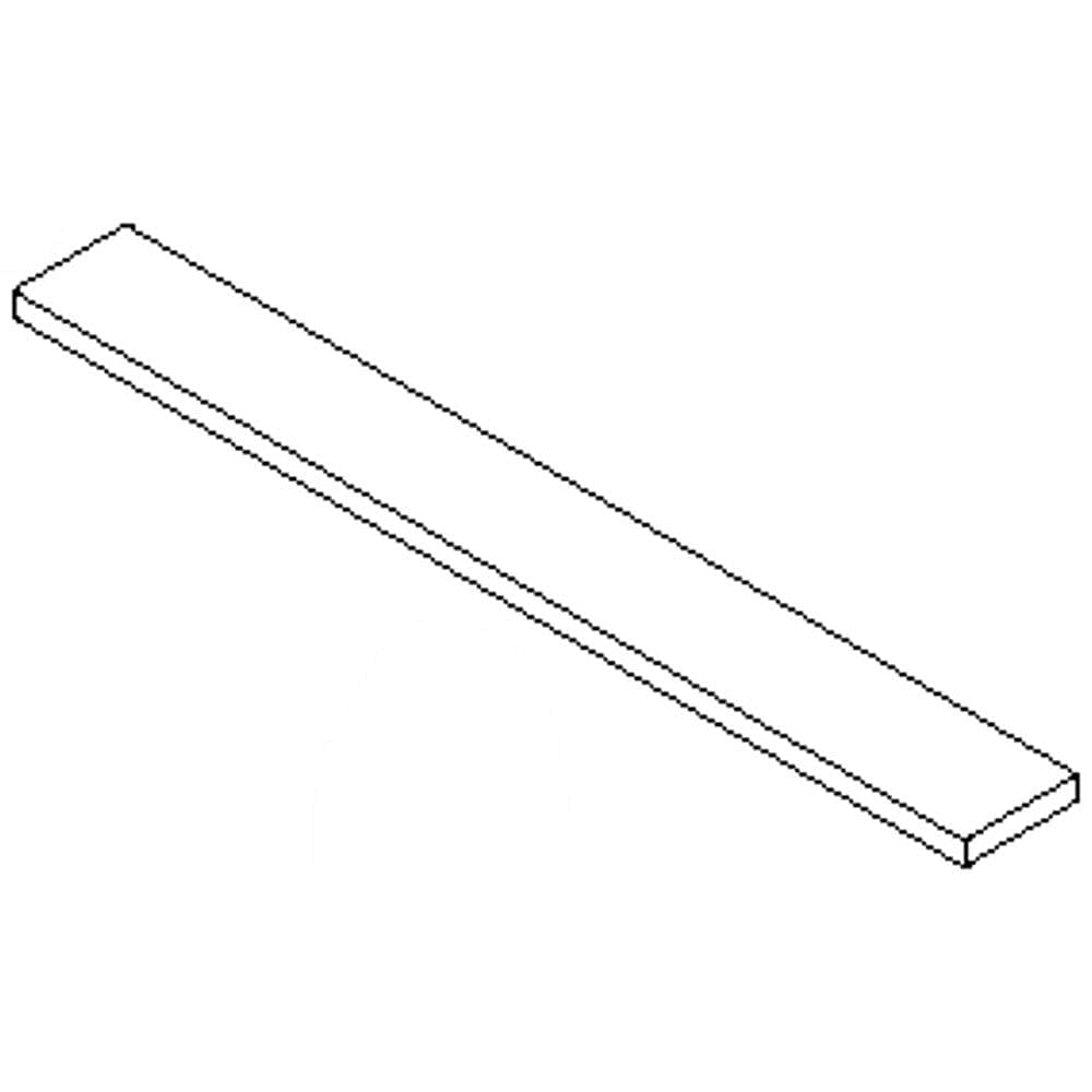 Part #w10831765, Refrigerator Dispenser Trim / 5.00 x 0.50 x 0.08