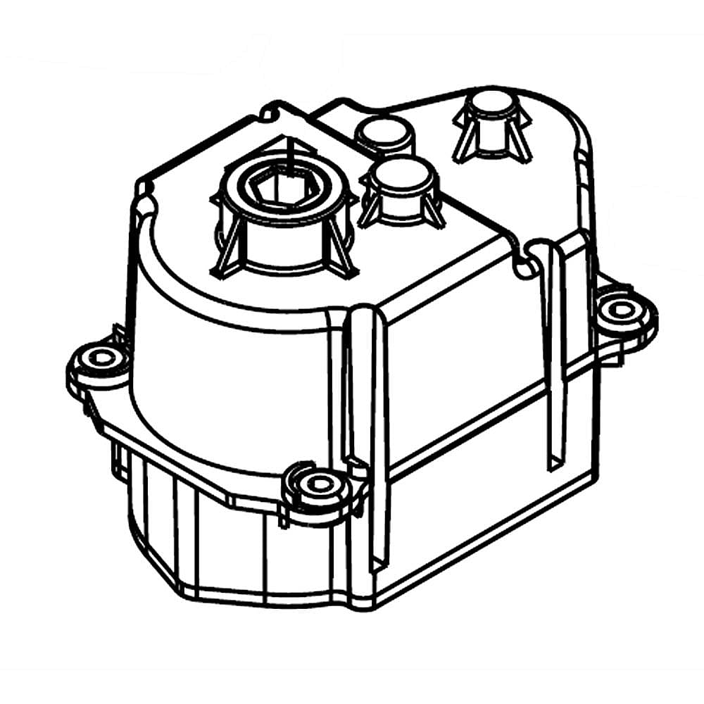 Part #w10837042, Refrigerator Motor / 4.50 x 4.75 x 3.63