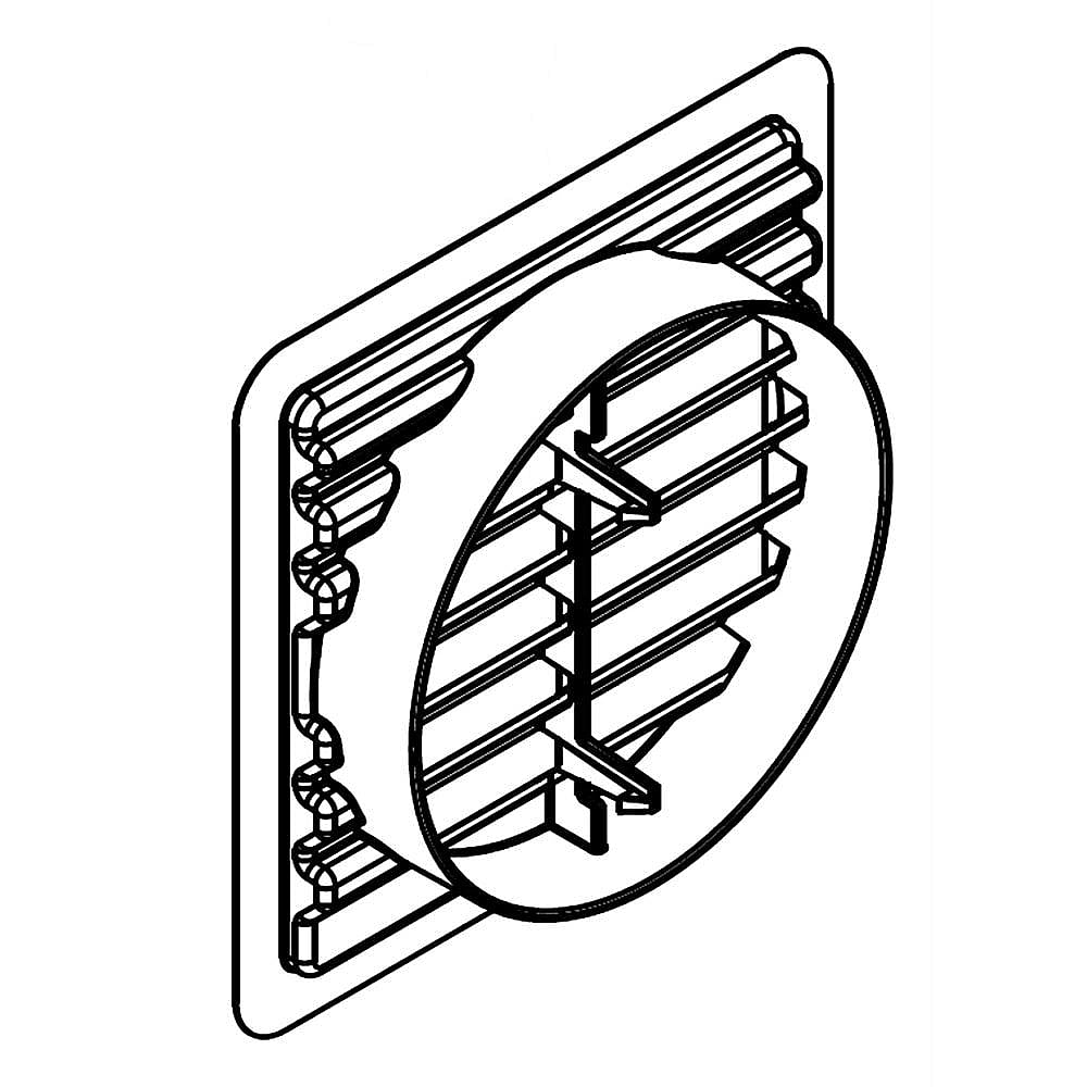 Part #w10838744, Tunnel Assembly / 6.25 x 6.25 x 1.25