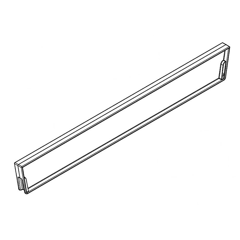 Part #w10839397, Refrigerator Pantry Drawer Divider | 21.50 x 2.75 x 1.00