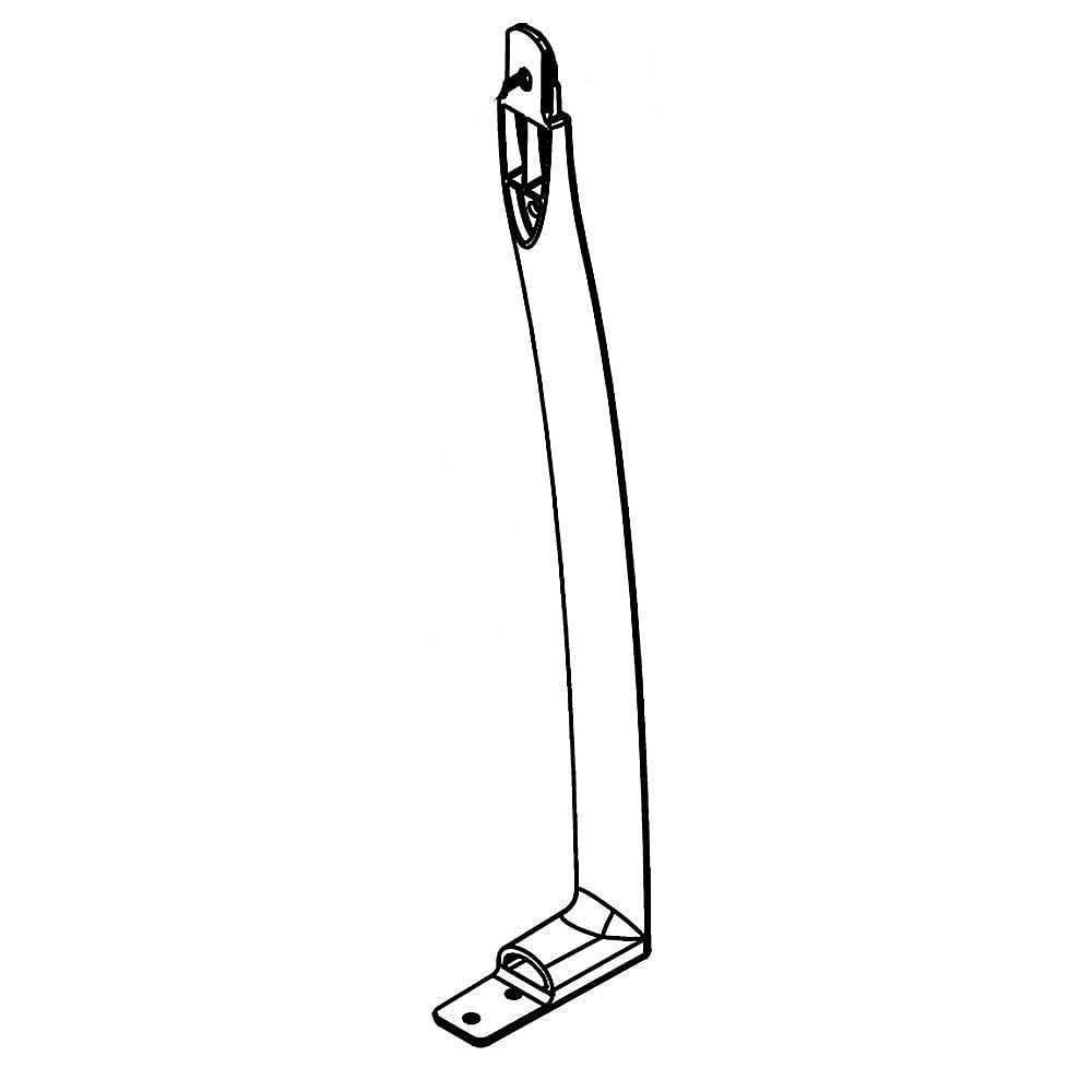 Part #w10839425, Refrigerator Door Handle (Black) / 21.00 x 4.50 x 1.50