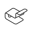 Refrigerator Toe Grille Clip for KitchenAid KBBL306EPA01 - Part W10839844