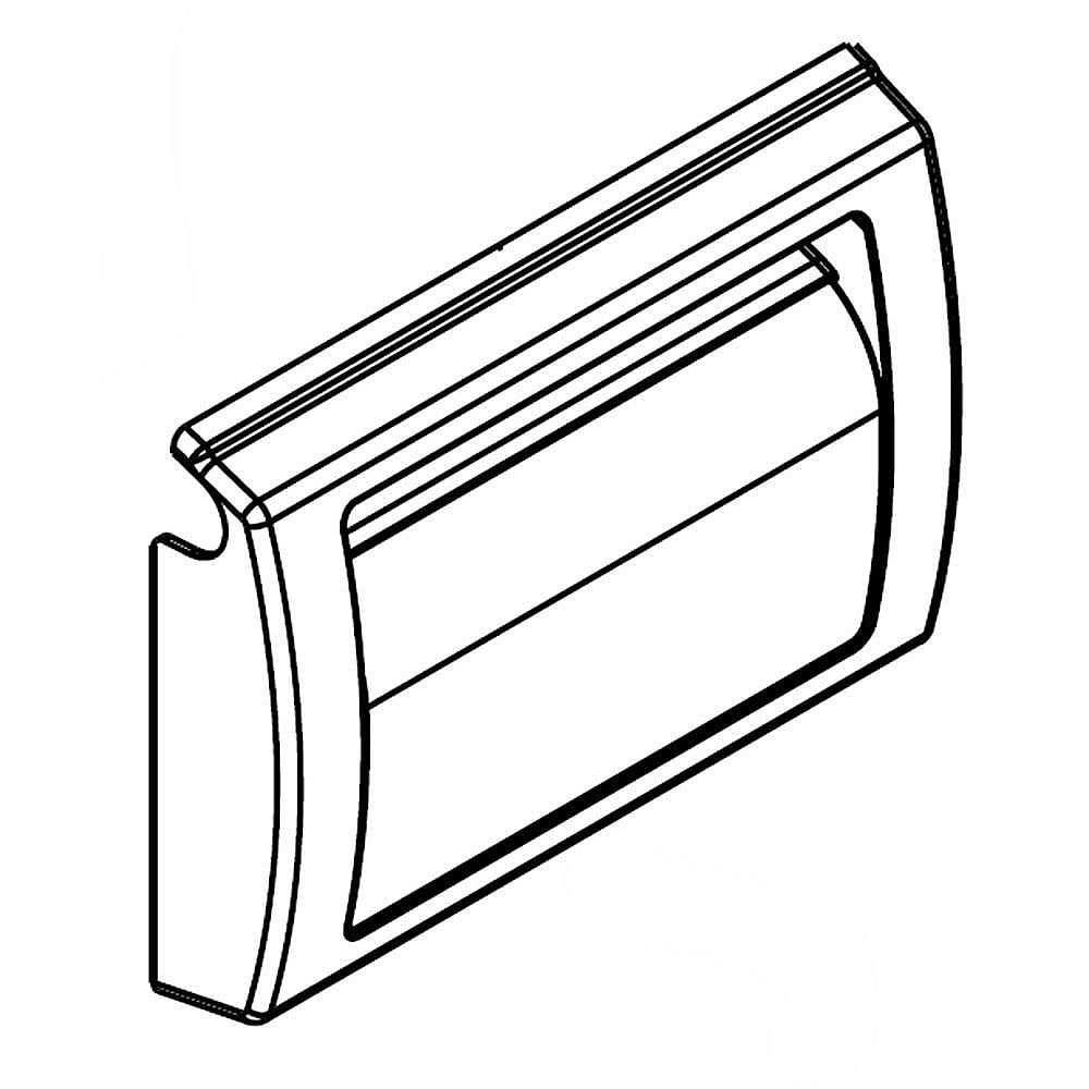 Part #w10839856, Refrigerator Basket / 8.32 x 3.82 x 18.63