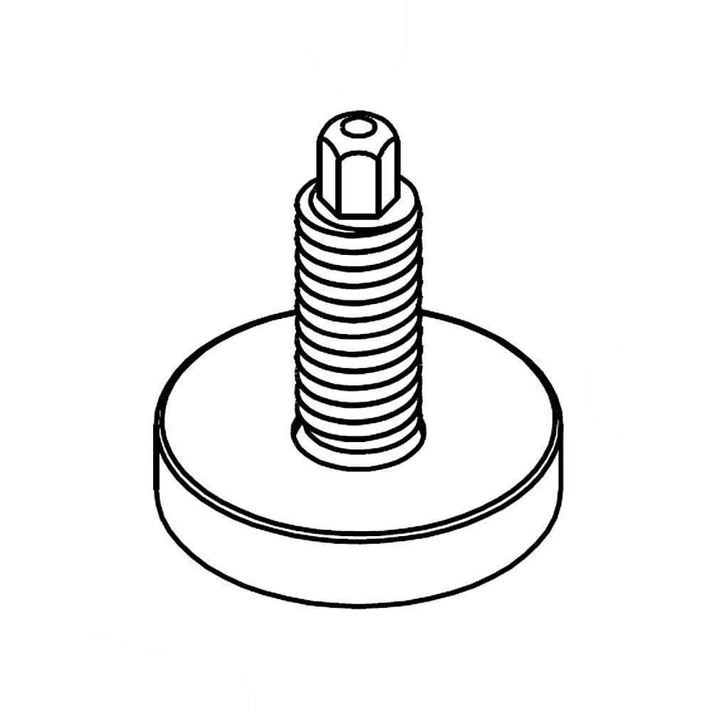 Photo of KitchenAid Part #w10846099, Brake Lwr-Fo | 1.50 x 1.50 x 1.25 from Repair Parts Direct