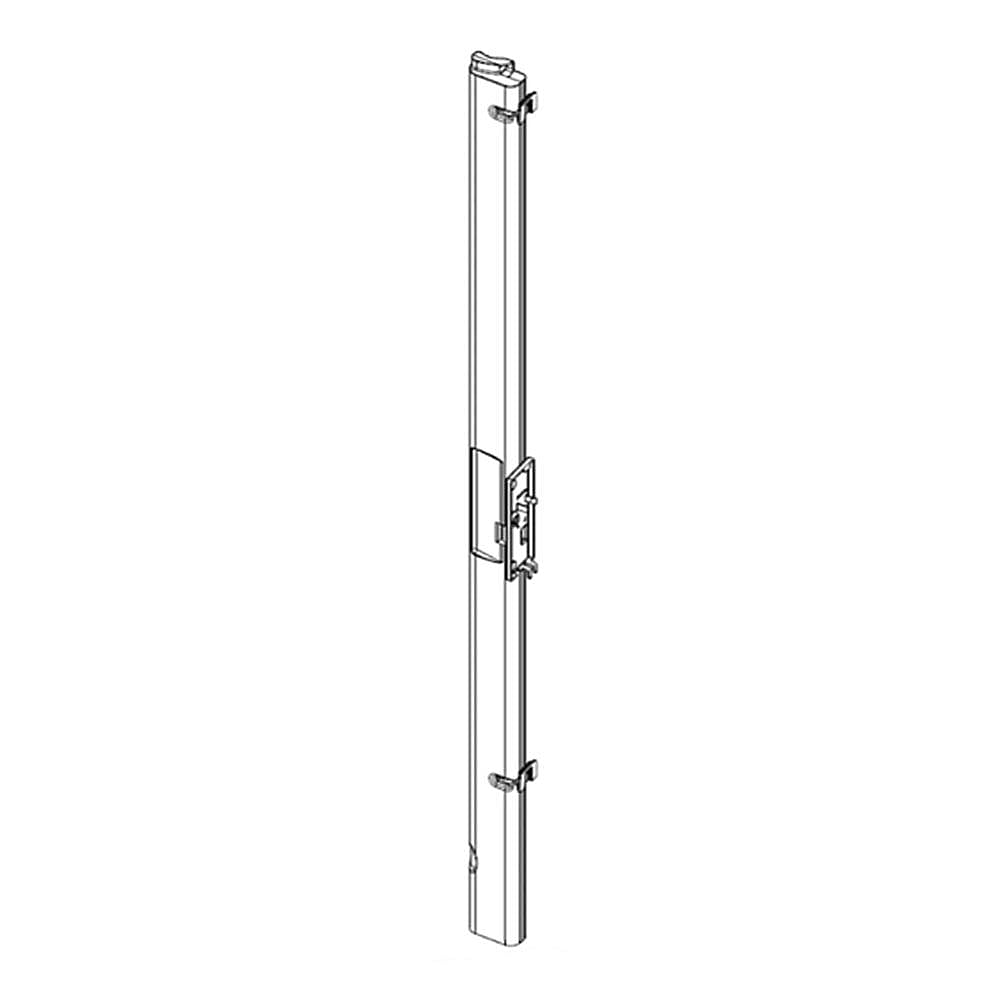 Part #w10846151, Refrigerator Rail Mullion / 3.44 x 2.82 x 42.94