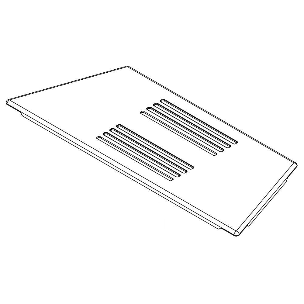 Part #w10848267, Grate-Drip / 8.00 x 3.25 x 0.08