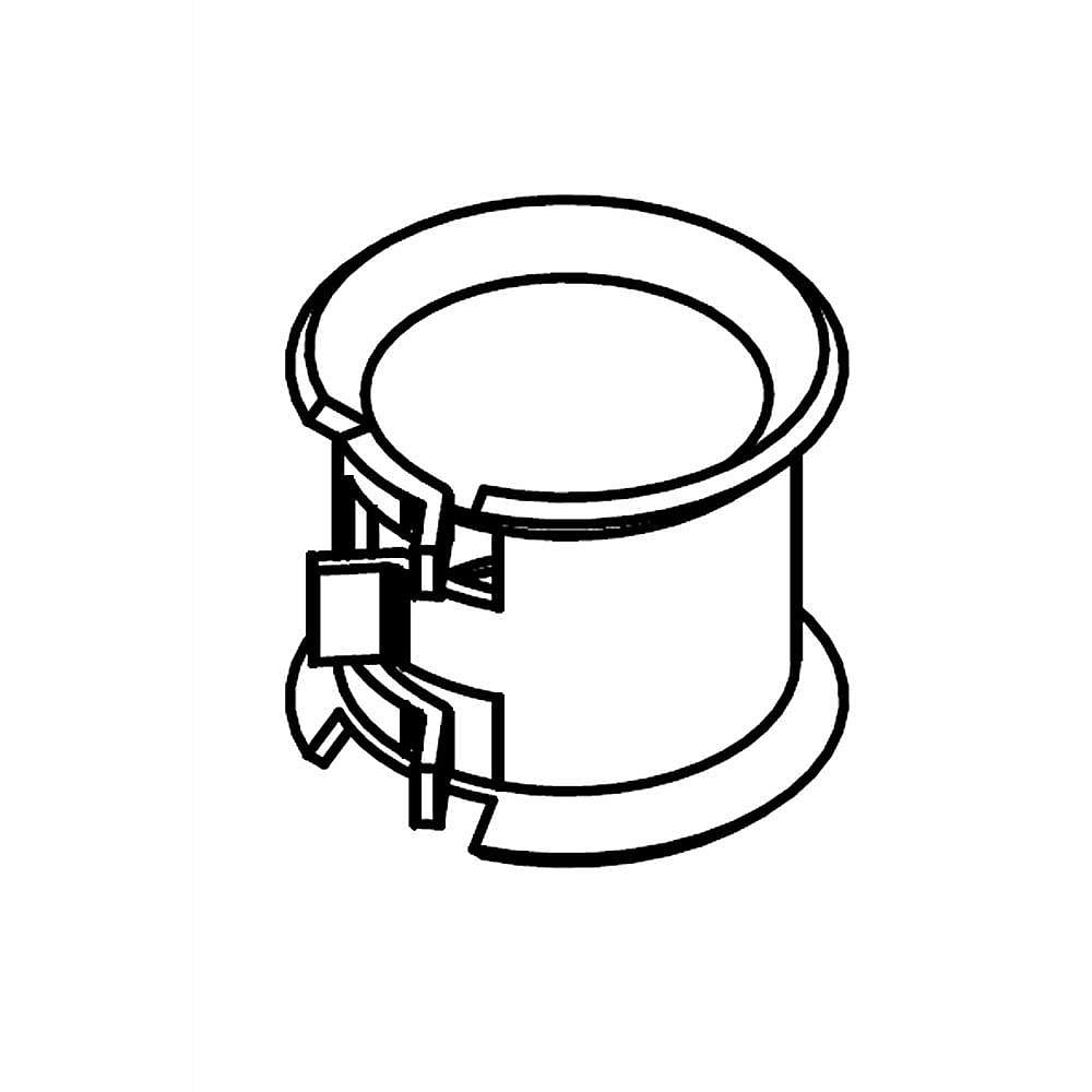 Part #w10861184, Ice Maker Vent Tube Clamp / 1.00 x 0.75 x 0.25