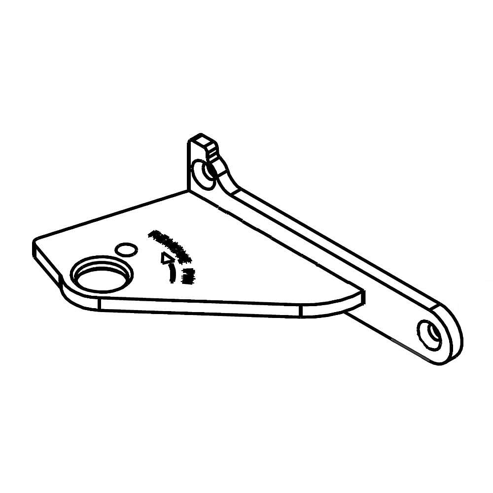 Part #w10861742, Refrigerator Door Hinge / 4.00 x 1.75 x 1.00