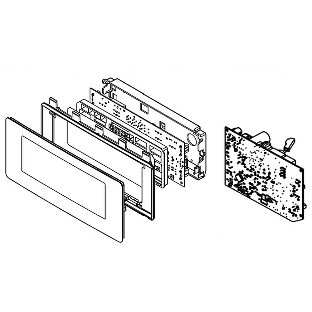 Photo of GE Part #w10864260, Refrigerator Electronic Control Board | 9.75 x 5.25 x 9.50 from Repair Parts Direct