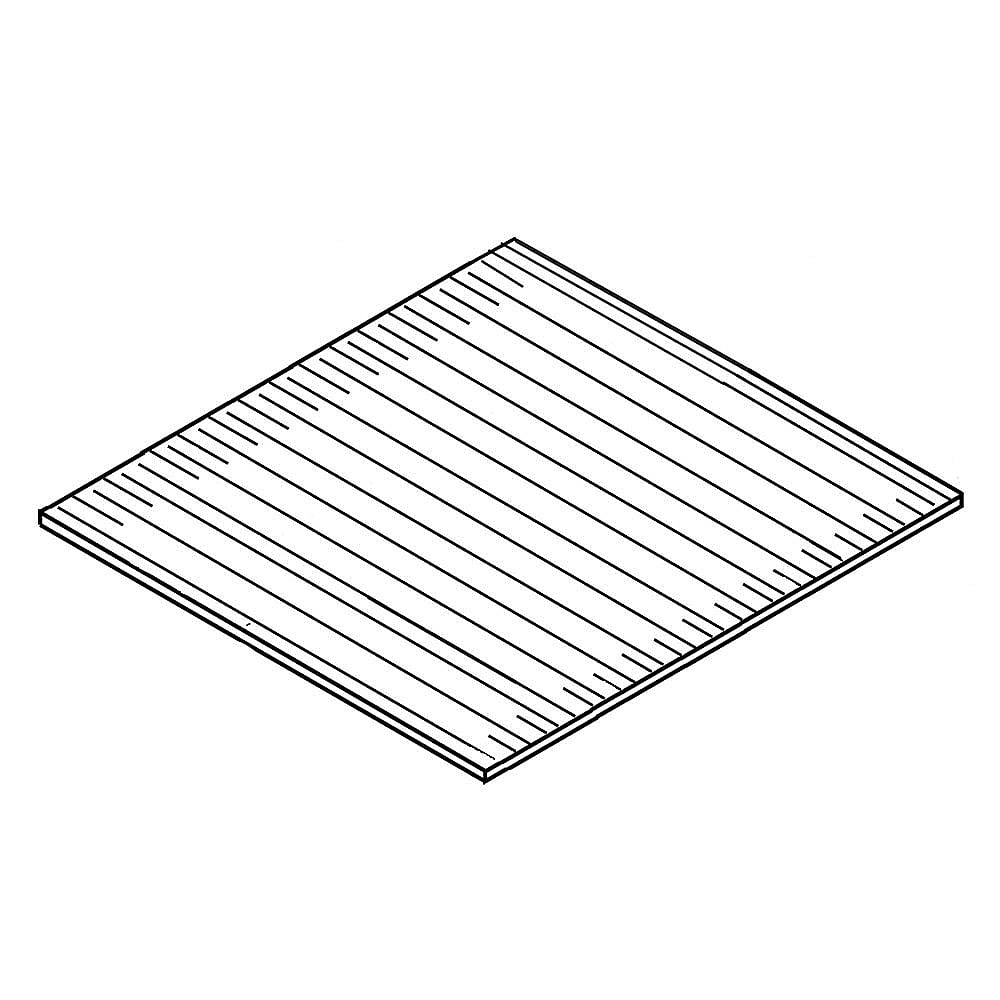 Part #w10864399, Refrigerator Shelf | 27.25 x 21.38 x 0.88