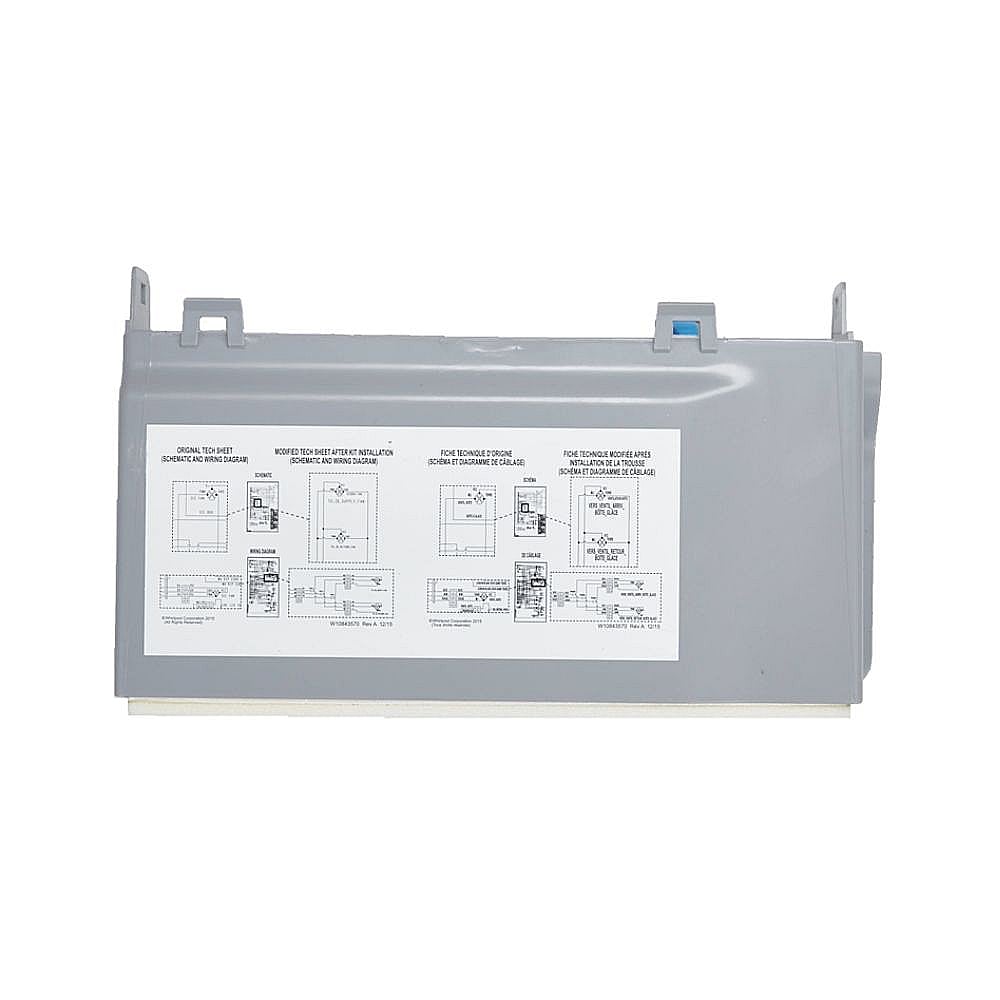Part #w10864519, Refrigerator Ice Box Adapter And Fan Motor Kit (Replaces W10845862) / 15.50 x 9.56 x 6.75