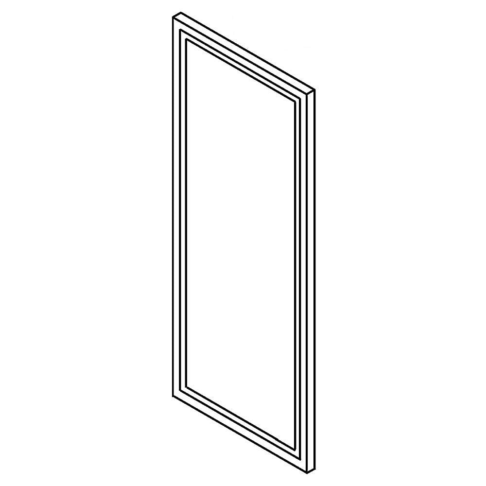 Part #w10871887, Refrigerator Door Gasket | 22.75 x 20.00 x 2.25