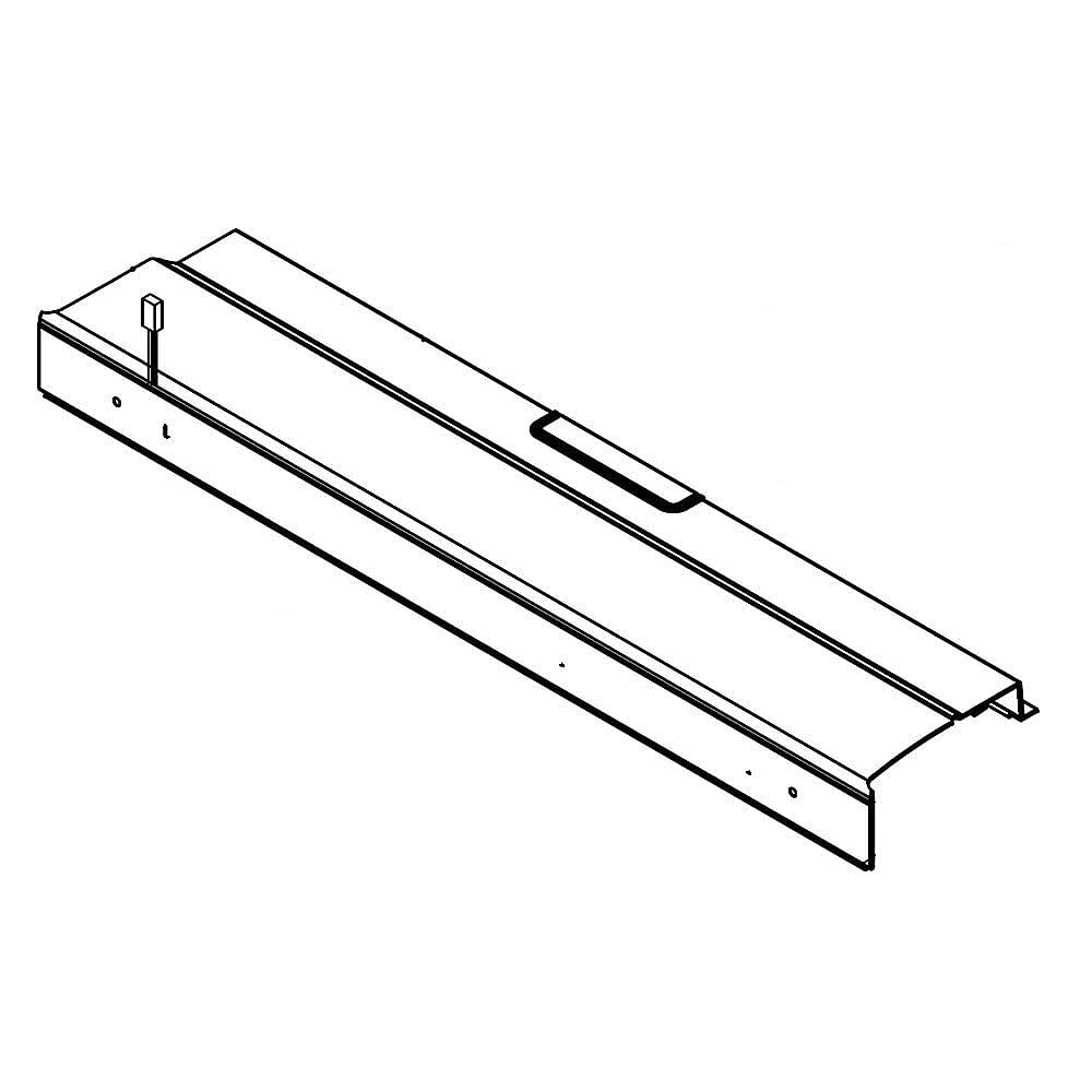 Part #w10877456, Refrigerator Rail Mullion / 40.50 x 8.50 x 3.75