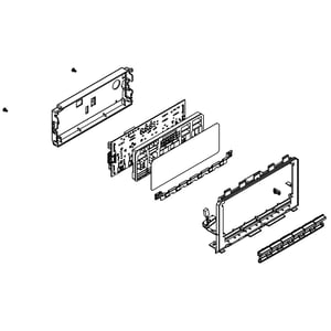 Refrigerator User Interface Assembly W10883346