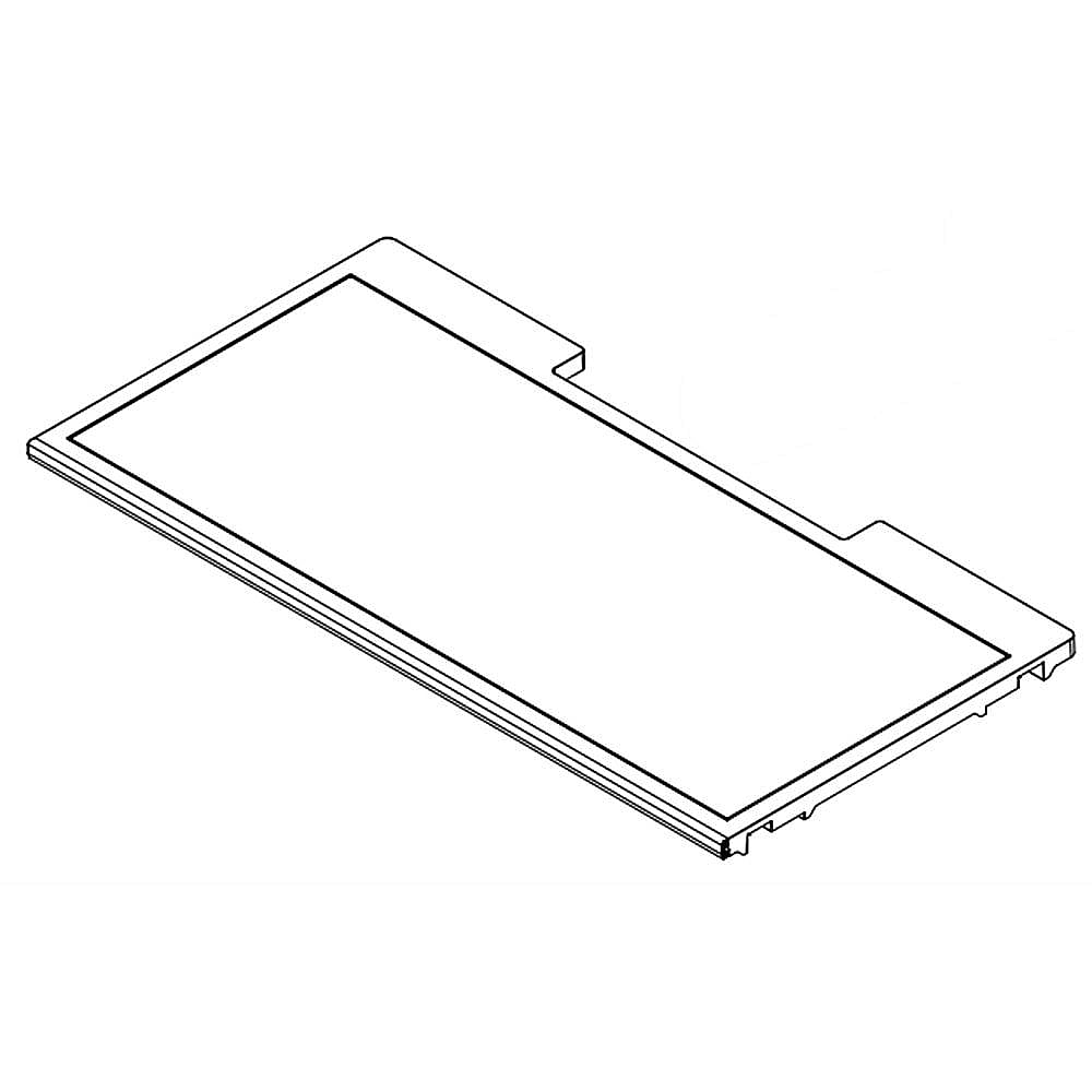 Photo of GE Part #w10889474, Refrigerator Glass Shelf, 15-In | 39.57 x 6.82 x 30.32 from Repair Parts Direct