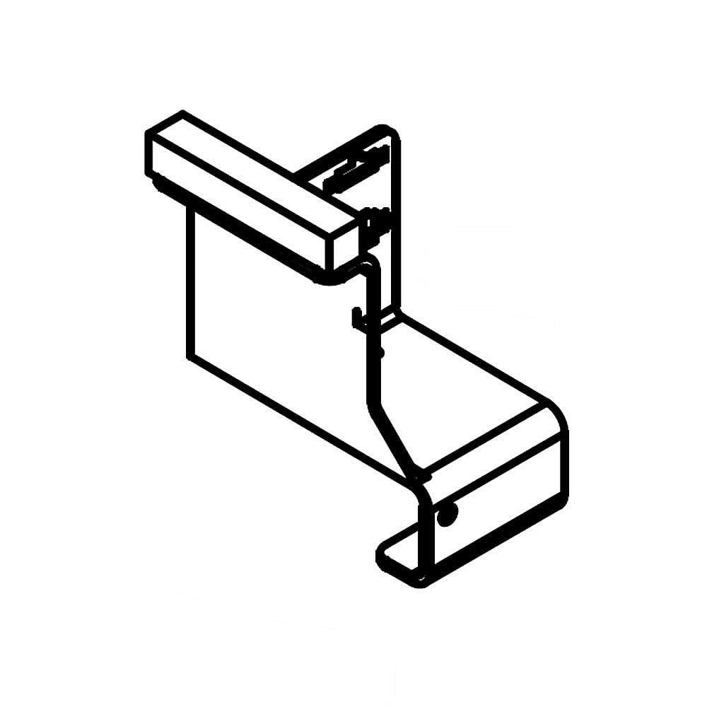 Part #w10897565, Refrigerator Bracket Assembly / 4.88 x 4.00 x 1.88