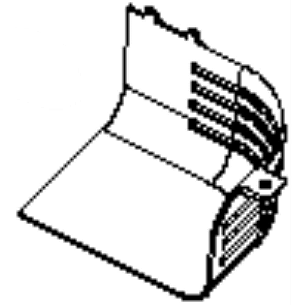 Part #w10900030, Refrigerator Light Cover / 6.00 x 5.75 x 2.75