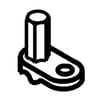 Refrigerator Door Hinge Pin W11397972