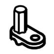 Refrigerator Door Hinge Pin W11397972