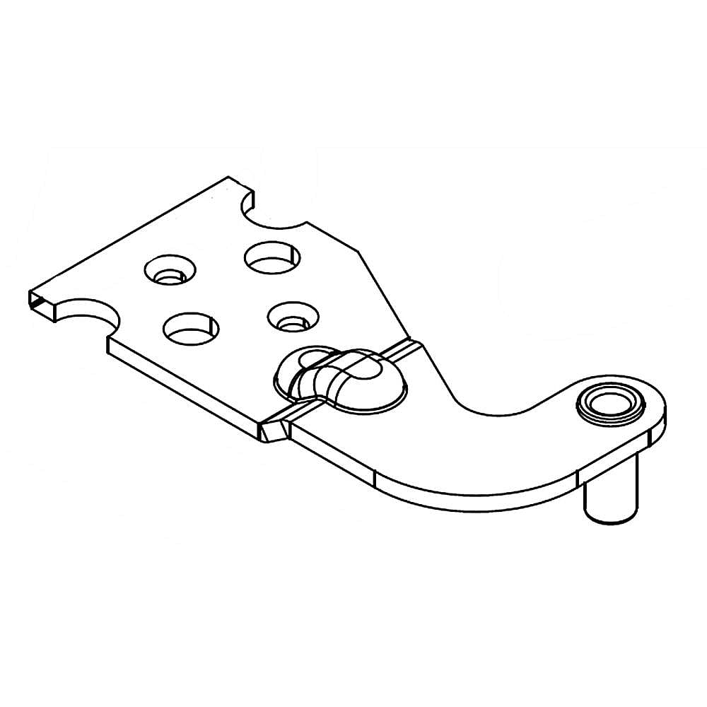 Refrigerator Door Hinge, Top (Gray)