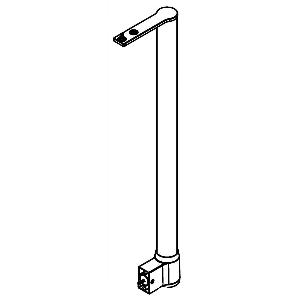 Part #w10904702, Refrigerator Handle | 5.07 x 3.44 x 27.19