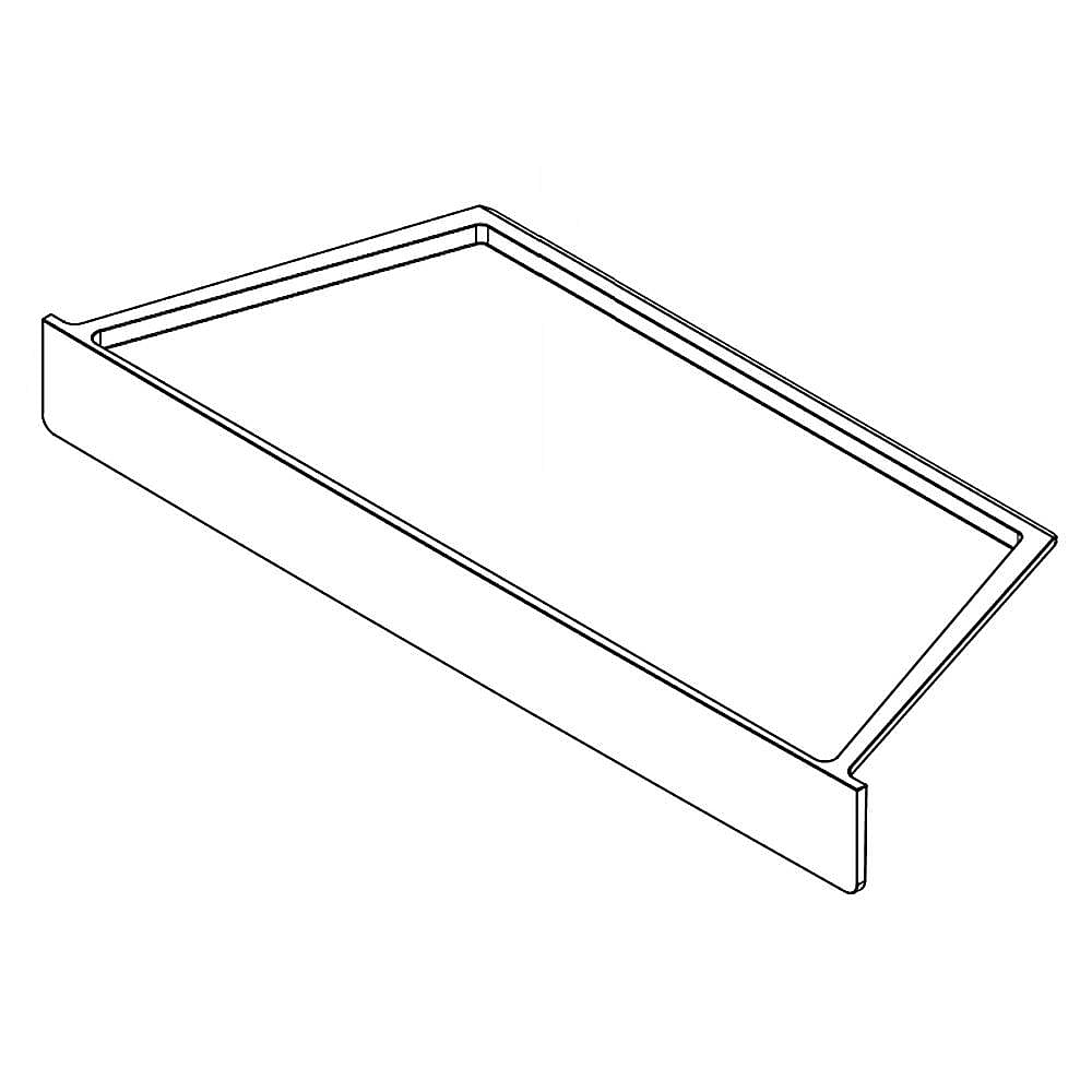 Part #w10905360, Tray-Drip, di / 9.18 x 3.75 x 1.00