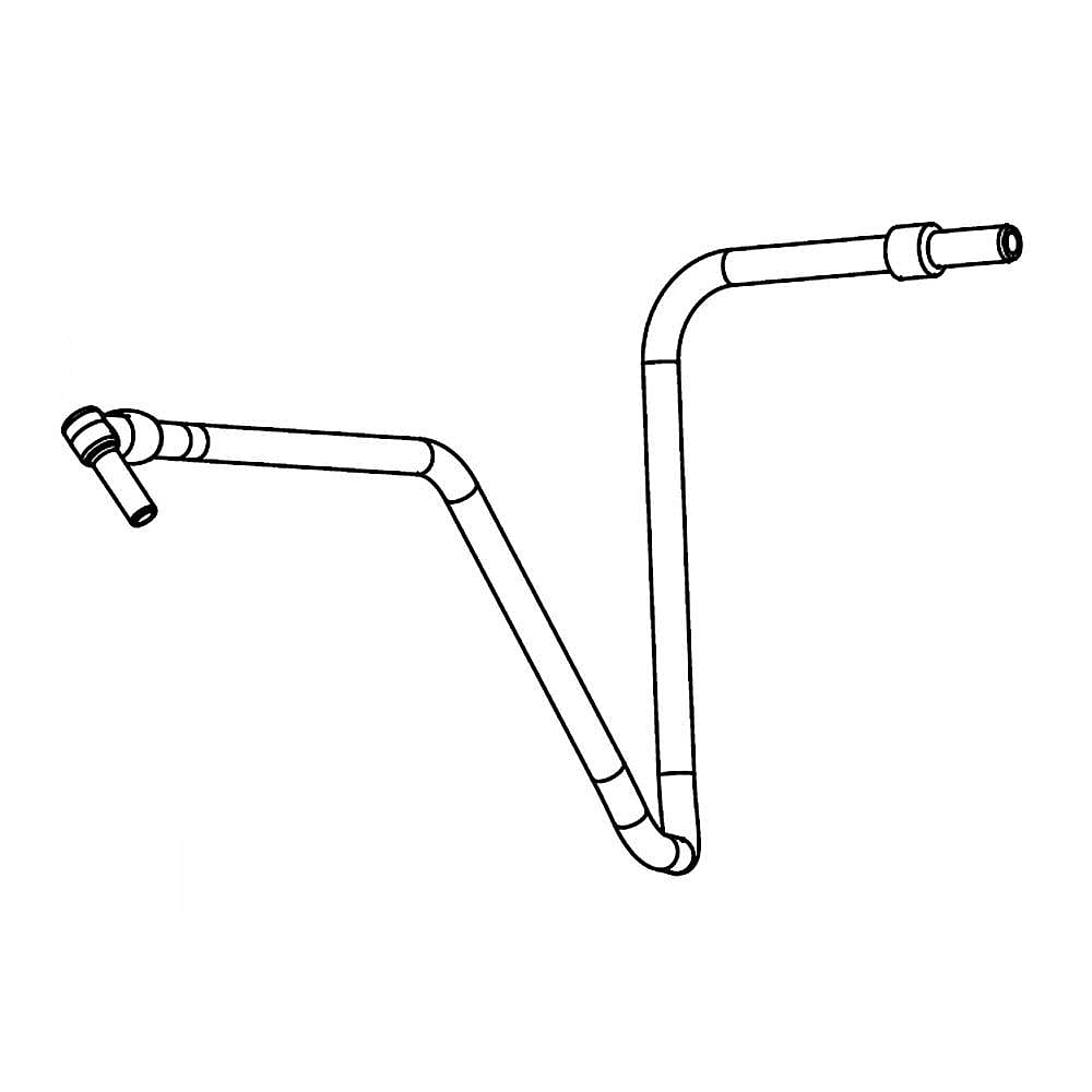 Part #w10906064, Refrigerator Filter Outlet Water Tubing / 5.07 x 3.44 x 27.19