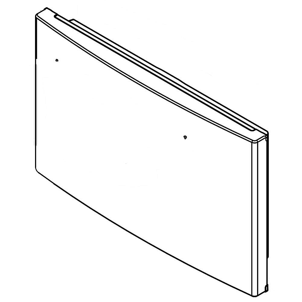 Photo of GE Part #w10910840, Refrigerator Freezer Door Assembly (Stainless) | 40.00 x 28.25 x 10.00 from Repair Parts Direct