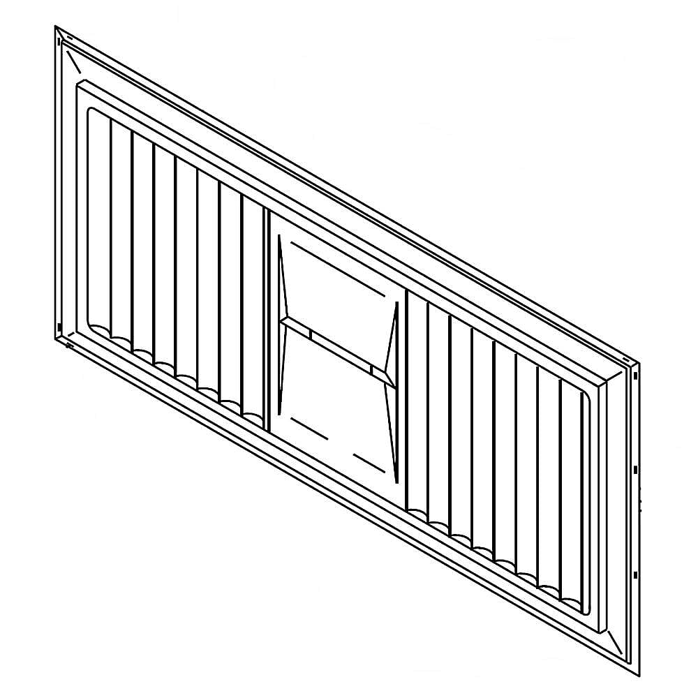 Part #w10914249, Freezer Lid Inner Panel | 29.19 x 4.07 x 50.44