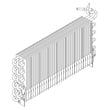 Refrigerator Evaporator for KitchenAid KBBL306EPA01 - Part W10915406