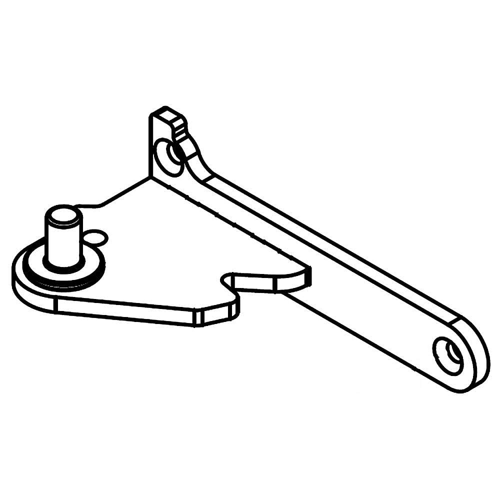 Part #w10917991, Door Hinge / 4.50 x 1.75 x 2.50