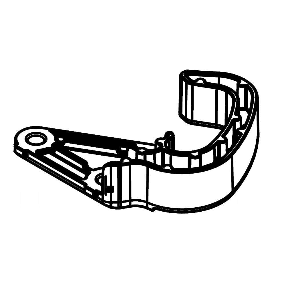 Photo of GE Part #w10918010, Refrigerator Closer | 2.20 x 3.00 x 0.01 from Repair Parts Direct